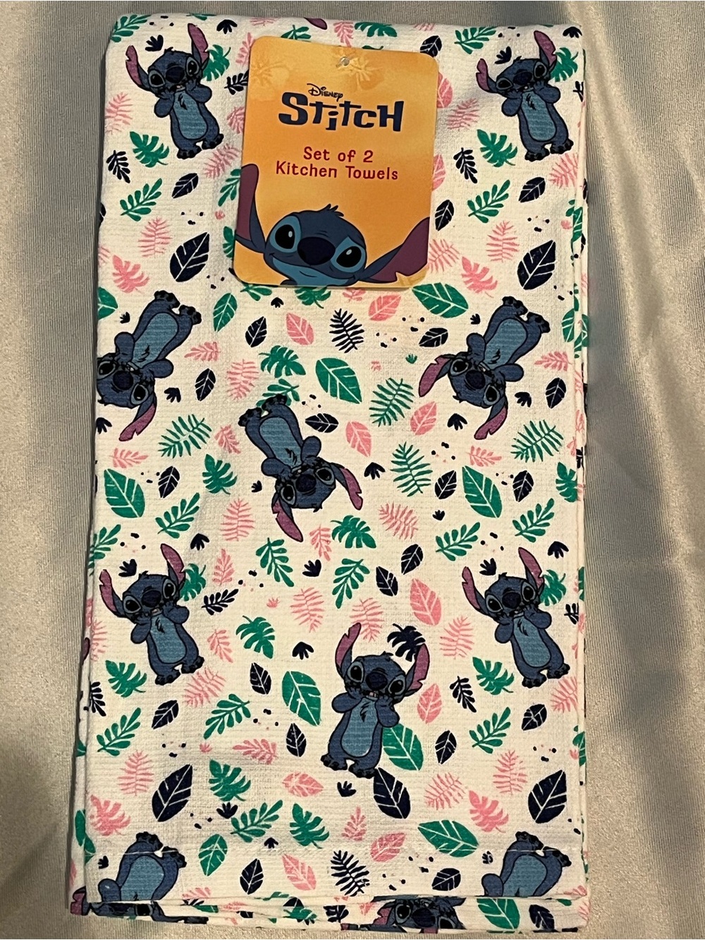 Disney Stitch Set of 2 Kitchen Towels